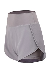 Fitness shorts women's anti-glare running loose quick-drying sports pants high waist fake two-piece yoga hot pants sports hot pants sports wide pants high waist sports pants SKSP030 detail view-8